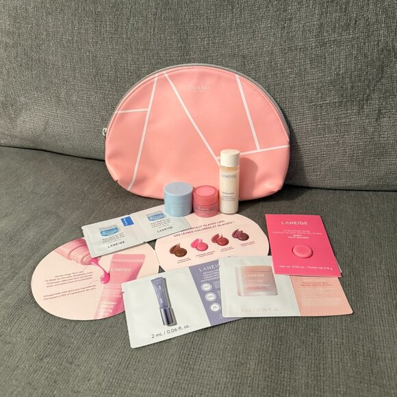 LANEIGE Cream Skin Cerapeptide, Lip Sleeping Mask, Water Bank Blue Hyaluronic - Picture 1 of 7